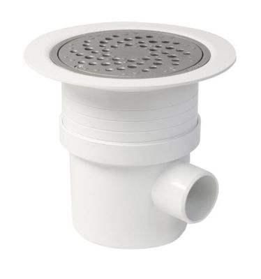 Siphon sol pvc nicoll d.50 - sitaral