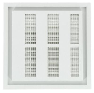 Grille carre f164 pvc nicoll 150 reg