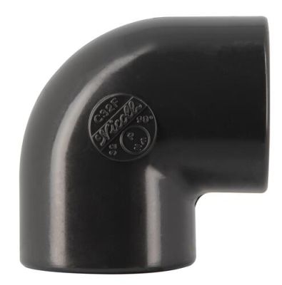 Coude pres. pvc nicoll 32/90 ff c32f