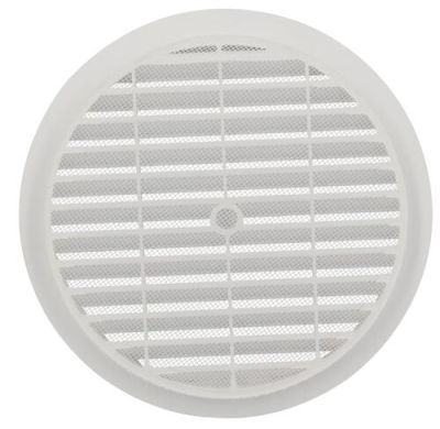 Grille rond b113 pvc nicoll 150 simp