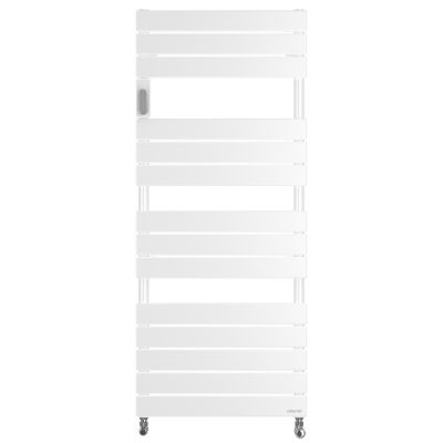 Radiateur sèche-serviettes Adélis eau chaude racc. collecteurs 973W blc brillant