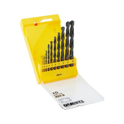 Coffret 10 forets hss dewalt dt5911
