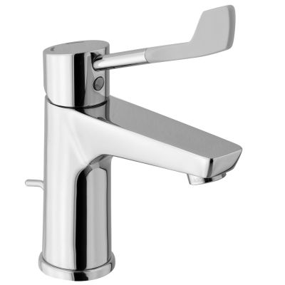 Mitigeur lavabo PMR chromé - manette souple