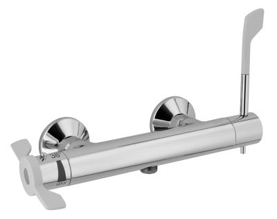 Mitigeur thermostatique douche PMR - manette souple