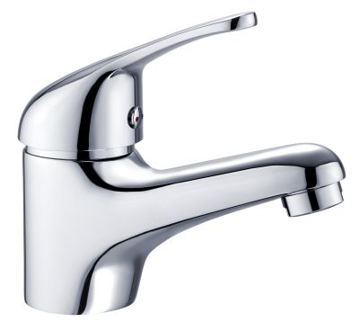 Mitigeur pour lavabo Auga - NF chromé - vidage clic-clac ABS NF