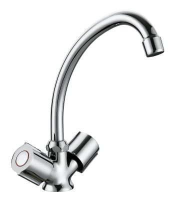 Mélangeur pour lavabo Akvo - NFchromé - vidage clic-clac ABS NF
