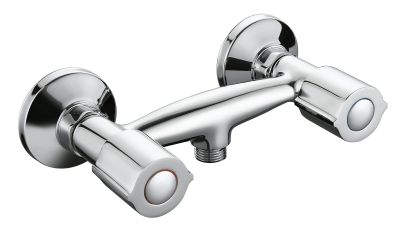 Mélangeur pour douche Akvo NF -têtes céramiques demi-tour - chromé