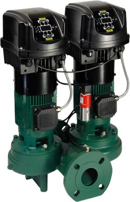 Pompe en ligne électronique double KLPE 80/1200M à brides