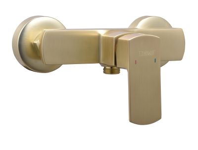 Mitigeur pour douche DOUR laiton brosse - poignée verticale