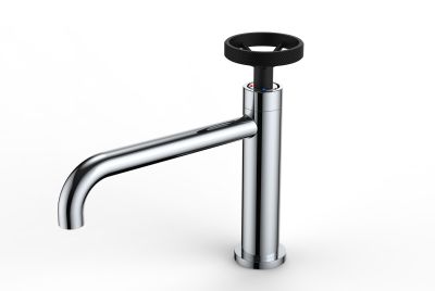 Mitigeur type industriel pour lavabo HANUM chromé - sans vidage