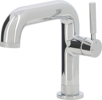 Mitigeur type industriel pour lavabo HANUM chromé - vidage clic-clac ABS NF