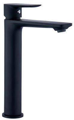 Mitigeur haut pour lavabo Jezioro noir - vidage clic-clac ABS coupelle métal ass
