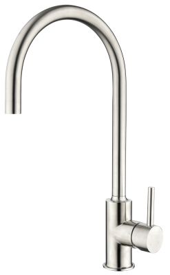 Mitigeur haut pour évier. KOME Inox massif