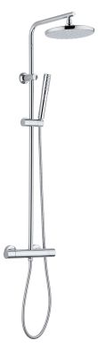 Colonne douche thermostatique. Pommede douche 200mm ABS. douchette 3jets