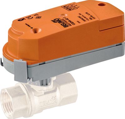 Moteur 24V AC/DC commande linéaire 0-10V75s/90° avec câble de 1m pour vanne VDB