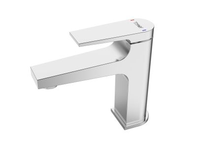 Mitigeur pour lavabo PAA chromé - vidage clic-clac ABS NF