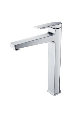 Mitigeur haut pour lavabo PAA chromé - vidage clic-clac ABS NF