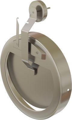 Stabilisateur de tirage INOX Ø150réglage contrepoids conduit Ø 150 à 153