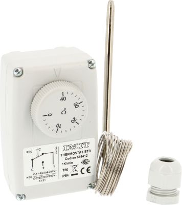 Th. Méca. IP54 0°C/+40°C Chaud/Froidsonde Ø6x119 mm / 0,9 m à bulbe 544412