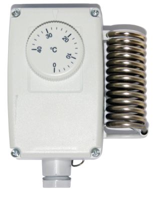 Therm. ambiance étanche IP54 mécaniqueRéglage Chaud -5°C/ +35°C / 544405