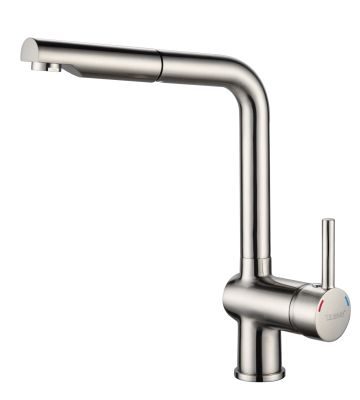 Mitigeur avec bec extractible pour évier. TANER type inox