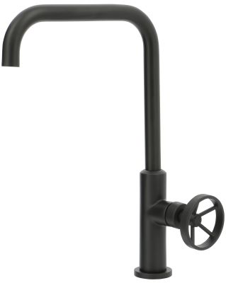 Mitigeur type industriel pour lavabo VATURA noir