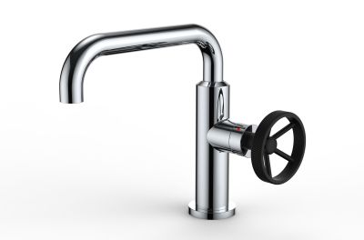 Mitigeur type industriel pour lavabo VATURA chromé - sans vidage