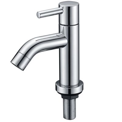 Robinet lave-mains monofluide chromé - vidage clic-clac ABS NF