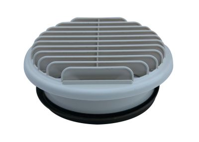 Ent/sort air murale pvc diam 125mm