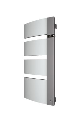 Radiateur sèche-serviettes Sensium mât gauche 1750W blanc/gris