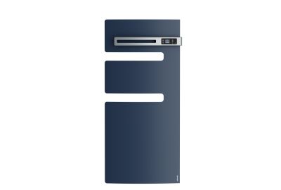 Radiateur sèche-serviettes connecté Serenis mât droite 1500W Bleu Prof