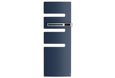 Radiateur sèche-serviettes connecté Serenis mât droite 750W Bleu Prof