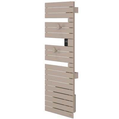 Sèche-serviettes connecté Nefertiti mât à droite 1500W beige