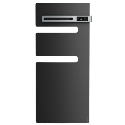 Radiateur sèche-serviettes connecté Serenis mât gauche 1500W anthracite