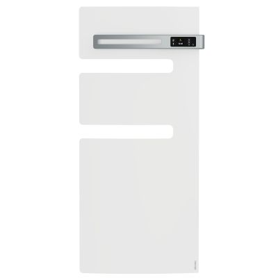 Radiateur sèche-serviettes connecté Serenis mât gauche 1500W Blanc
