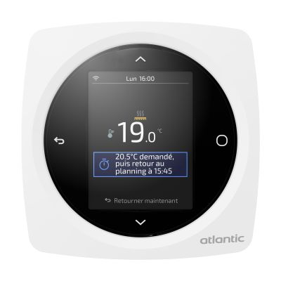 Thermostat plancher rayonnant électrique programmable et connecté