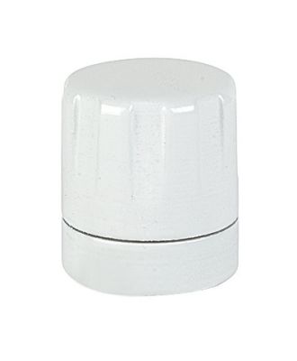 Tête manuelle pour sèche-serviettes blanche