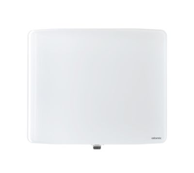 Radiateur verre connecté Verali horizontal 1900W blanc brillant