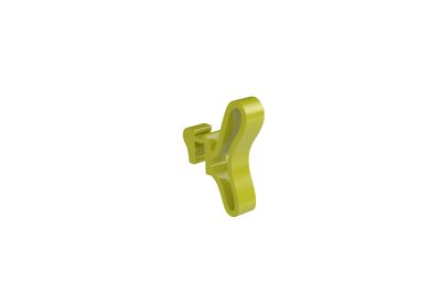 Patère papillon vert pomme pour sèche-serviettes lames plates