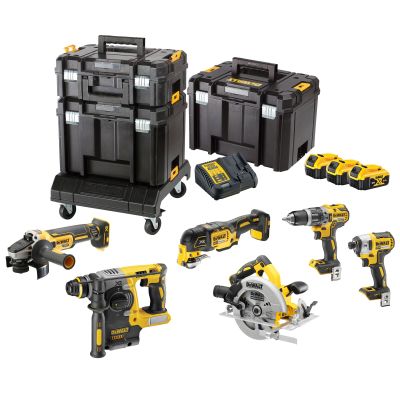 Kit 6 outils XR 18V 5Ah Li-Ion