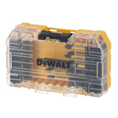 Petit coffret TOUGHCASE 25 pièces :Embouts 25mm: Pz2 x7, Pz3 x1, SL6 x1, T20 x2, T25 x2, T30 x2Embouts flextorq 57mm: Ph2 x2, Pz2 x2, Pz3 x1Embouts fl