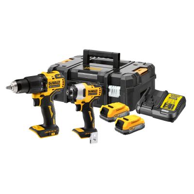Kit 2 outils XR 18V 1.7Ah Li-Ion Brushless POWERSTACK