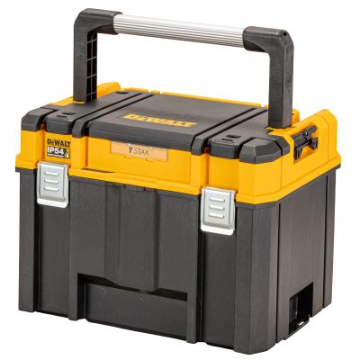 Coffret TSTAK IP54 - grande contenance avec organiseur supérieur et longue poignée