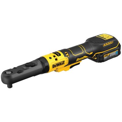 Clé à cliquet XR 18V 1.7Ah Li-Ion Brushless - Têtes interchangeables 3/8" et 1/2" - POWERSTACK renforcée - Pack "GFN"