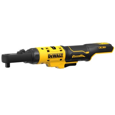 Clé à cliquet XR 12V Brushless - Têtes interchangeables 1/4", 3/8" et porte embout hexagonal 1/4"