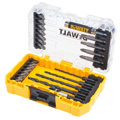 Petit coffret TOUGHCASE 25 pièces : Embouts 25mm: Ph2 x2, Pz2 x5, Pz3 x2, T10 x1, T15 x1, T20 x1, T25 x2, T30 x1Embouts 50mm: Ph2 x1, Pz2 x1, T25 x1,