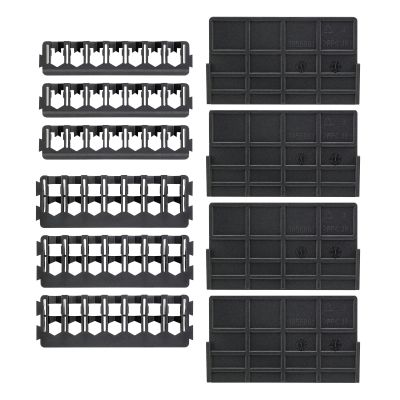6 barrettes d’embouts de vissage vides (3x25mm et 3x57mm) et 4 séparateurs pour coffret ToughCase