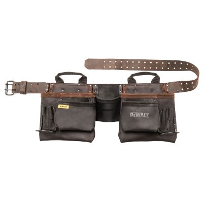 Ceinture cuir porte-outils renforcée – 11 poches