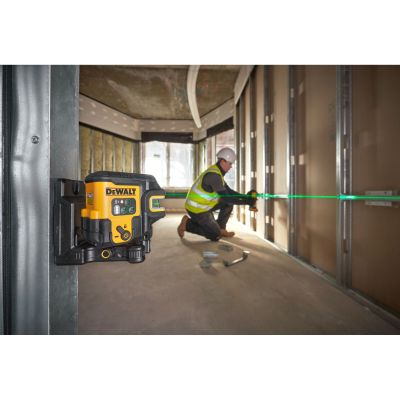 USB CROSS LINE + 5 SPOT GREEN BEAM LASER