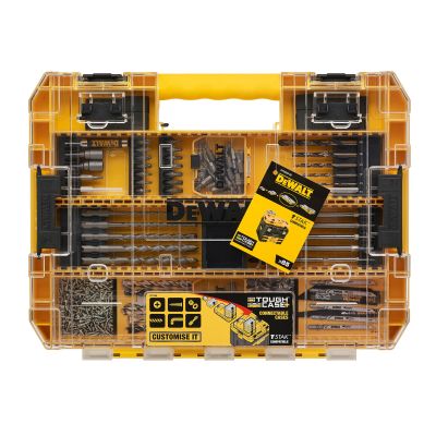 Grand coffret THOUCASE 85 piècesMèches à bois diamètre : 14, 18, 20, 22, 25mmForets métal Black&Gold diamètre : 2, 3, 4, 5, 6, 8mmForets SDS-Plus : 5